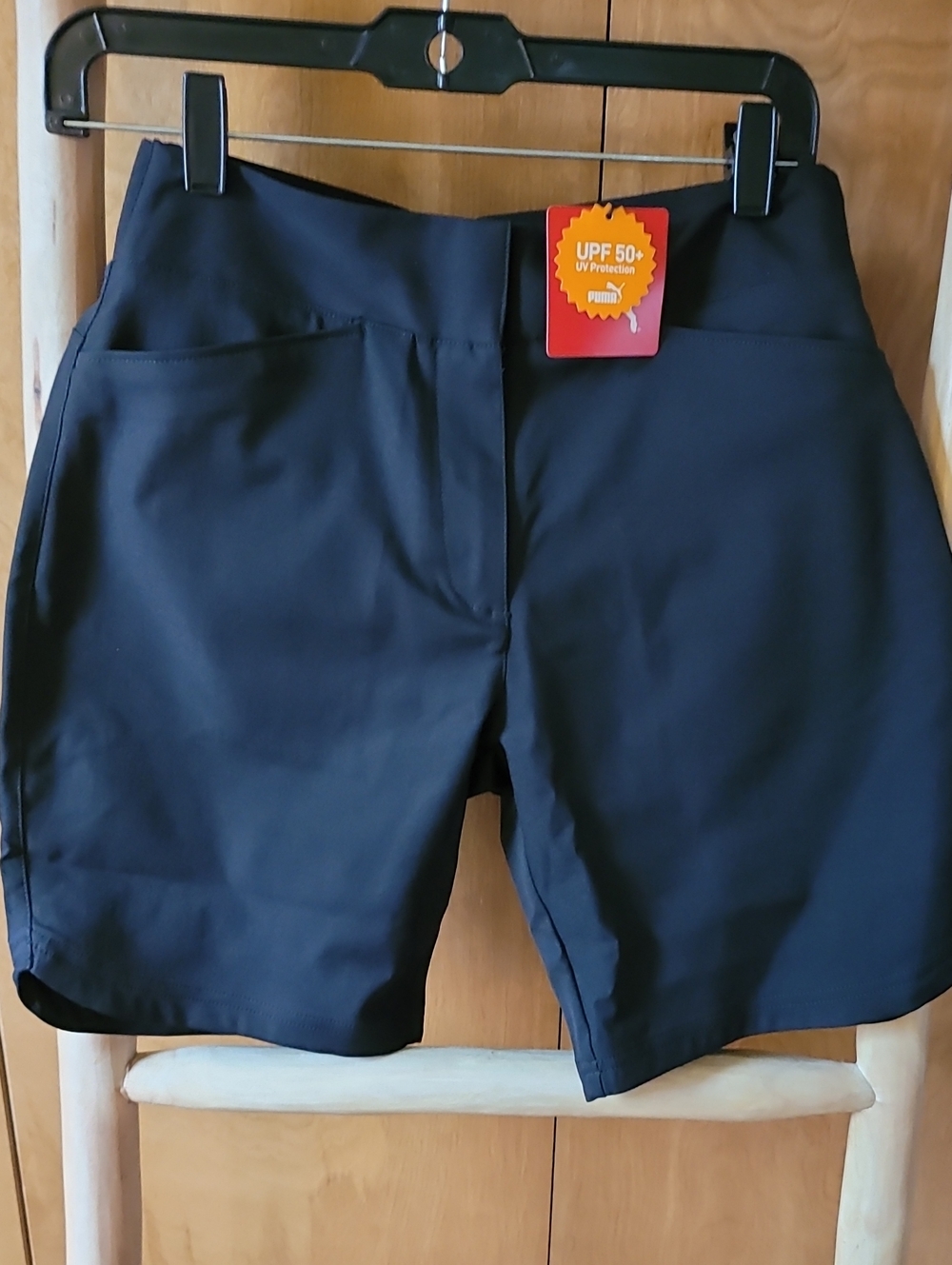 Puma Black Women's Performance Shorts with UPF 50+